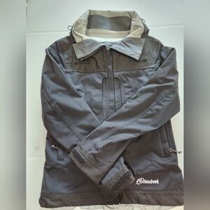 Cloudveil ski/snowboard shell hooded jacket womens size xs black